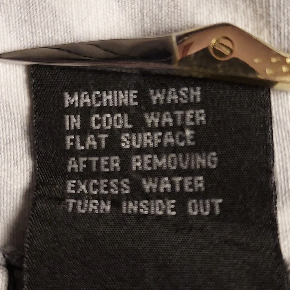 Royal Bones by Daang Goodman Split Black & White Chevron Jeans Size 17 - Picture 10 of 10